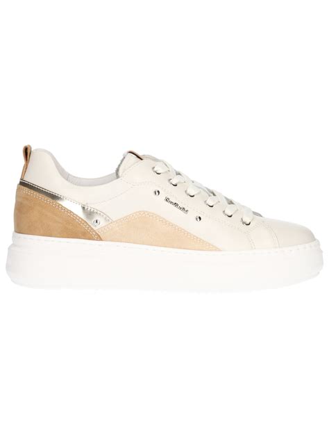 Sneaker Screener donna in pelle avorio 